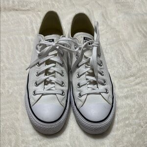 Converse White Platform Sneakers